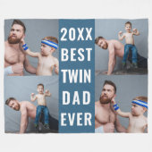 Best Twin Pap Ever Foto Fleece Deken (Voorkant (Horizontaal))