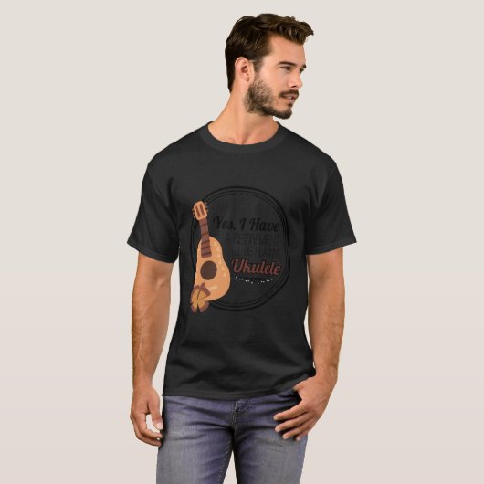 Best Ukulele Musician Gift T-shirt (Voorkant volledig)