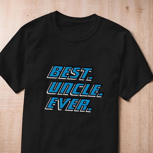 Best Uncle Ever Modern Racing T-shirt
