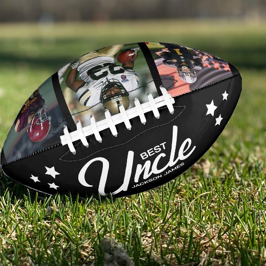 Best Uncle Photo Collage Football