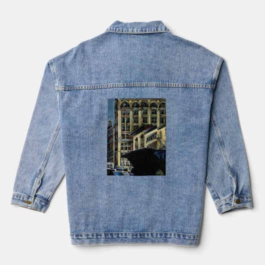 Best van Broadway Denim Jacket (Achterkant)