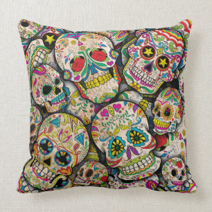 Best verkopende suikerschedel kussen