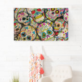 Best verkopende suikerschedel spandoek (Insitu)