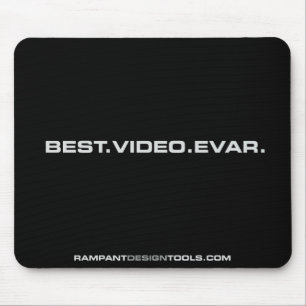 Best Video Evar - Black Mousepad Muismat