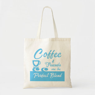 Best vriendinnetje koffieblauw tote bag