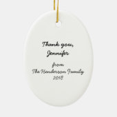 Best Vrouw Pet Groomer Ornament (Achterkant)