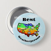 Best Weatherperson Button (Voorkant /achterkant)