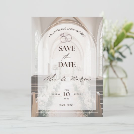 Best wedding invitation cart  (Debout devant)