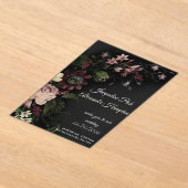 best wedding purple card acryl uitnodigingen (Laagn)