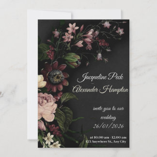 best wedding purple card kaart