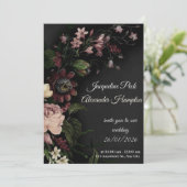 best wedding purple card kaart (Staand voorkant)