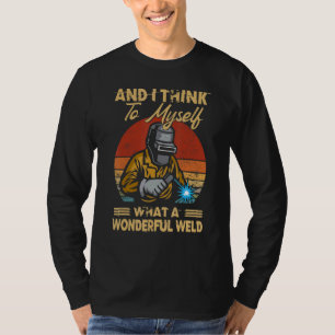 Best wels Mannen Women Arc Welder Pipeliner Ironwo T-shirt