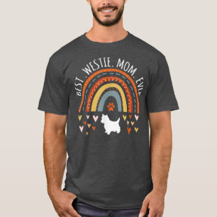 Best Westie Mam ooit Rainbow Gifts for Westie Love T-shirt
