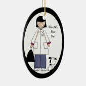 Best Woman Veterinarian Ornament (Rechts)
