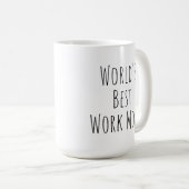 Best Work Mam van de wereld Koffiemok (Voorkant rechts)
