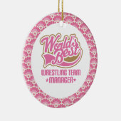 Best Wrestling Team Manager Gift Ornament ter were (Rechts)