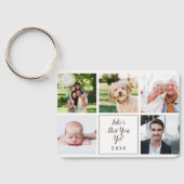 Best Year, nog wel Script 10 Photo Collage Sleutelhanger (Achterkant)