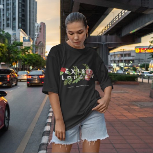 Bestaan er luide bloemen t-shirt