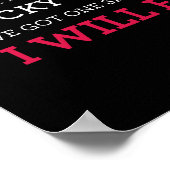 Bestaan er niet meer Manifesto Poster groot Blu (Hoek)