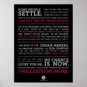 Bestaan er niet meer Manifesto Poster groot Blu (Voorkant)