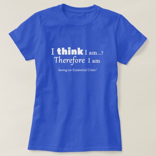 Bestaande crisis t-shirt (Design voorkant)