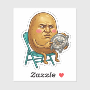 Bestaande is langer dan verwacht Aardappel Sticker