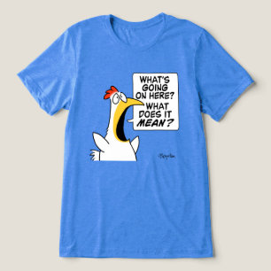 Bestaande kip door Sandra Boynton Tri-Blend Shirt