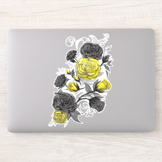 Bestaande Rozen Sticker (Computer)