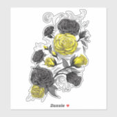 Bestaande Rozen Sticker (Vel)
