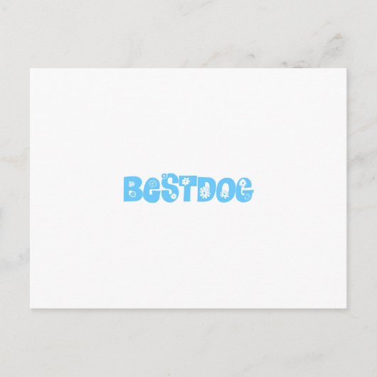Bestdog Briefkaart (Voorkant)