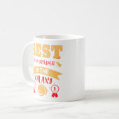 BESTE 2DE GRADER IN DE GALAXY grappig Koffiemok (Voorkant links)