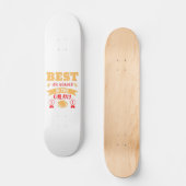 BESTE 6E GRADER IN DE GALAXY grappig Skateboard (Voorkant)