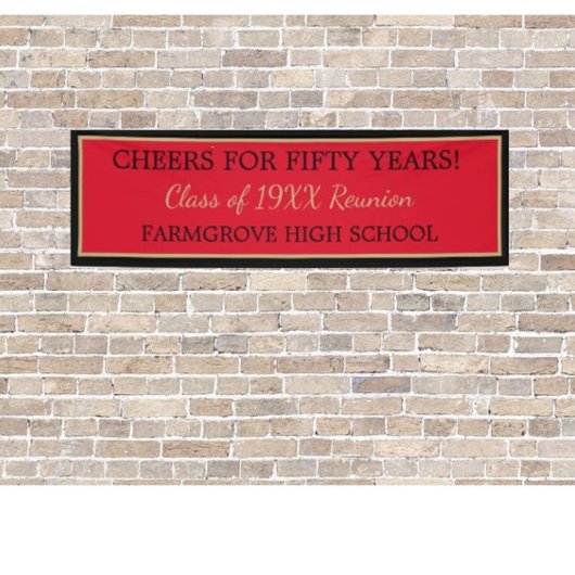 Beste 8 ft banner! Speciale klasse reunion banner