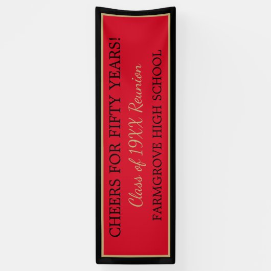 Beste 8 ft banner! Speciale klasse reunion banner (Verticaal)
