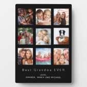 Beste aangepaste grootmafoto-collage zwart fotoplaat (voorkant)