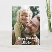 Beste aangepaste moderne foto verjaardagskaart kaart (Voorkant)