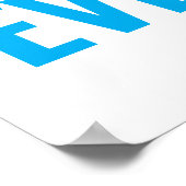 Beste aangepaste ooit retro-Gepersonaliseerd teks Poster (Hoek)