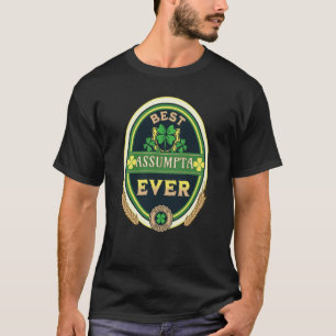 Beste aanname ooit op naam van Iers Retro Beer T-shirt