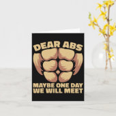 Beste Abs misschien op een dag Kaart (Gele Bloem)