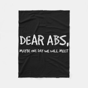 Beste abs misschien op een dag zullen we voldoen a fleece deken