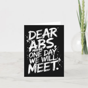 Beste abs misschien op een dag zullen we voldoen a kaart