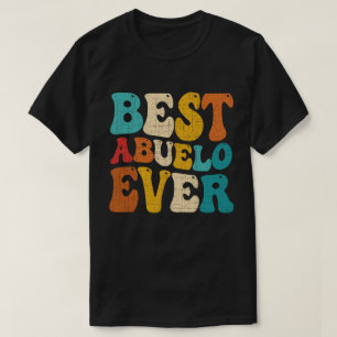 Beste Abuelo ooit Retro Spaanse Opa T-shirt