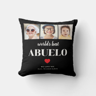 Beste Abuelo ter Wereld We houden van jou 3 Kinder Kussen