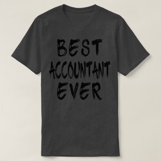Beste accountant ooit 5 t-shirt (Design voorkant)