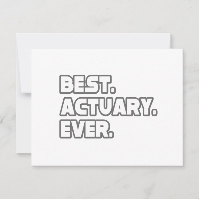 Beste actuariële ooit (Voorkant)