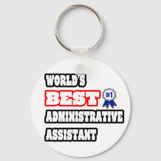 Beste administratieve assistent ter wereld sleutelhanger