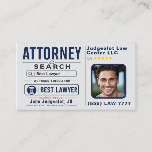 Beste advocaat advertentie marketing visitekaartje
