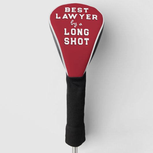 Beste advocaat golf headcover (Voorkant)