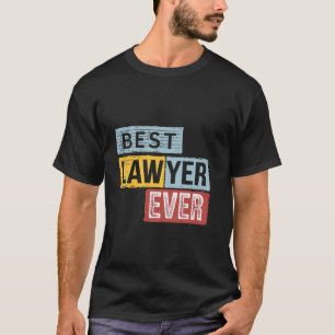 Beste advocaat ooit vrouw man collega grap vrouwen t-shirt