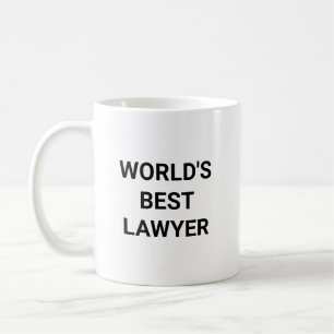 Beste advocaat ter wereld grappig collega cadeau koffiemok